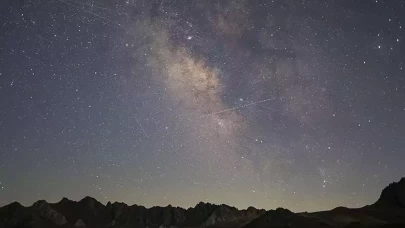 Meteor yağmurunu izlemek isteyenler Alandeşt Yaylası'nda buluştu