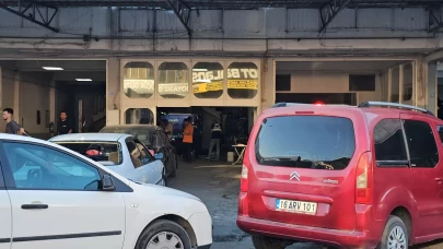 Sanayide çalışan kalfa kazara çırağı vurdu