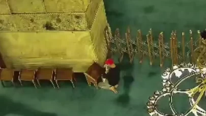 Ayasofya Camii'ni kundaklama girişimi! Pes dedirten görüntüleri ortaya çıktı