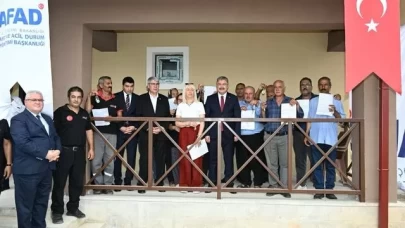 Osmaniye’de 27 köy evi depremzedelere teslim edildi