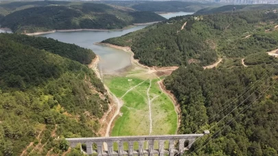 İstanbul'da barajlarda doluluk oranı yüzde 50'ye düştü