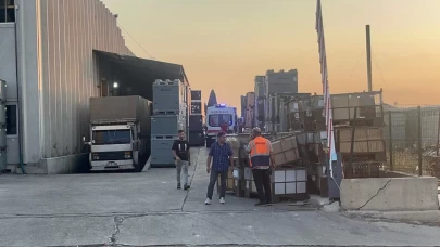 Makinaya sıkışan işçi ağır yaralandı