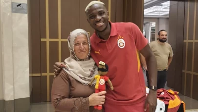 Kayserili Neslihan teyze, Victor Osimhen ile buluştu