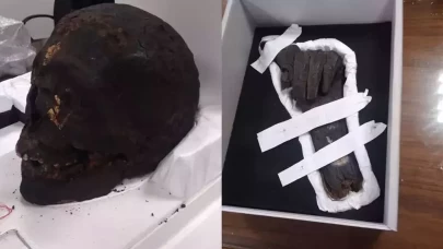 İçlerinde mumya kafatası ve eli de olan 13 tarihi eser Mısır’a iade edildi