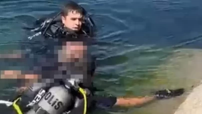 Adana’da telefonunu almak için suya girdi