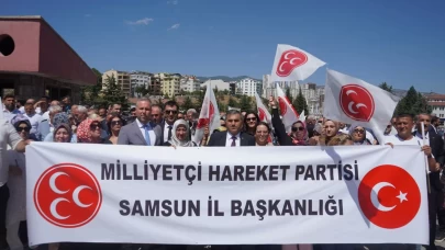 MHP Samsun İl Teşkilatı Tokat’ta “Terörsüz Türkiye” buluşmasına katıldı