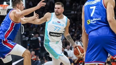 Luka Doncic'ten tarihi performans