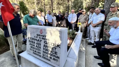 Şehit Başçavuş Ferhat Gedik, şehadetinin 8. yılında Hatay'da anıldı