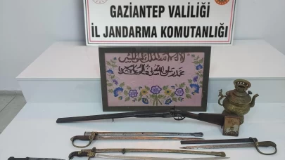 Gaziantep'te tarihi eser operasyonu: 1 gözaltı