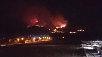 Hatay'da çıkan yangında iki mahallede toplam 540 kişi tahliye edildi