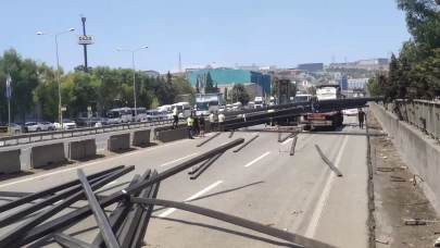 D-100 kara yolunda ulaşım durdu