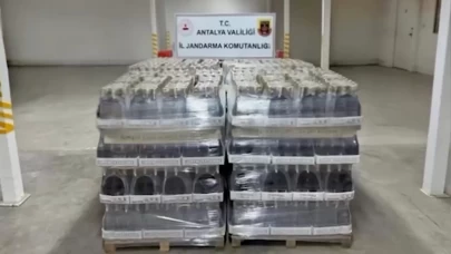 Antalya'da 119 bin 500 litre kaçak alkol ele geçirildi