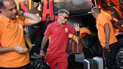 Galatasaray kafilesi, Gaziantep'e geldi