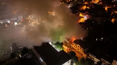 İş yerinde korkutan yangın!