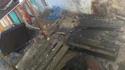 Fırında unutulan yemek az daha evi yakıyordu