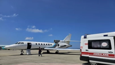 Van’dan iki bebek uçak ambulansla sevk edildi