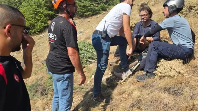 Konya'da yamaç paraşütü kazası! Pilot yaralandı