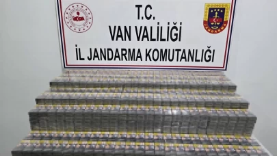 Van'da 6 bin 207 paket kaçak sigara ele geçirildi