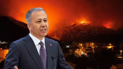 Bakan Yerlikaya: "Çanakkale’deki orman yangınlarında mahsur kalan 348 vatandaş kurtarıldı"