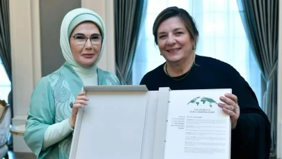 Emine Erdoğan, Gürcistan Cumhurbaşkanı'nın eşini Beştepe'te ağırladı