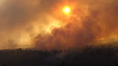 Çanakkale'deki yangında 126 vatandaş tahliye edildi