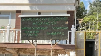 Sarıcakaya’da termometreler 54’ü gösterdi