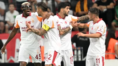 Galatasaray 4 golle kazandı