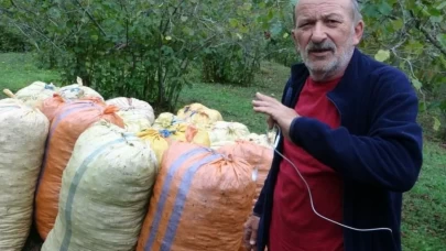 Zorlu fındık bahçelerine, dron kolaylığı geldi!