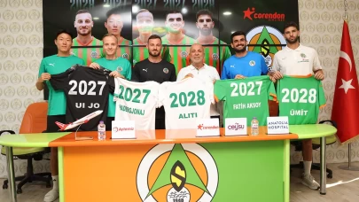 Alanyaspor, 5 futbolcusuyla sözleşmesini uzattı