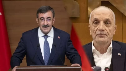 Cumhurbaşkanı Yardımcısı Yılmaz, TÜRK-İŞ Başkanı Atalay ile görüştü