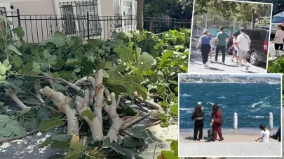 İstanbul’u fırtına vuruyor