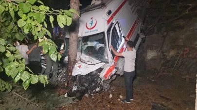 Bursa’da kamyonet ile hasta nakil ambulansı çarpıştı; 5 yaralı