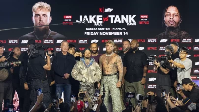Jake Paul ile Gervonta basın toplantısında yüz yüze geldi