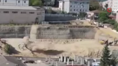 Ümraniye'deki kontrollü patlamanın anı ortaya çıktı