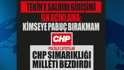 CHP'nin marjinal partilerden farkı kalmadı: Polisle çatıştılar, il binasına giden Gürsel Tekin'e saldırdılar!