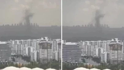 Ankara'da hortum oluştu