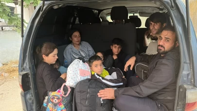 Edirne'de bir panelvanda 16 düzensiz göçmen yakalandı