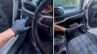 Sis farına basılı tutunca gizli kapak açıldı!