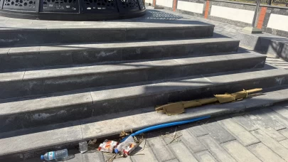 Şehitler için yapılan anıtta utandıran ihmal