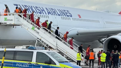 Galatasaray kafilesi Frankfurt’ta