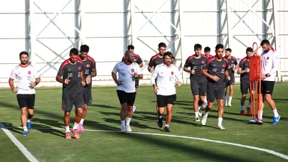 A Milli Takım, İspanya maçı hazırlıklarına başladı