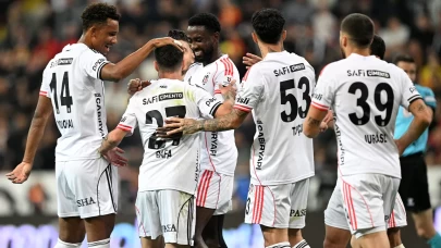 Beşiktaş 4 golle kazandı