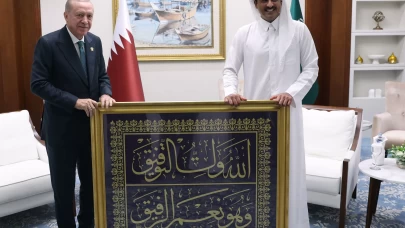 Cumhurbaşkanı Erdoğan, Katar Emiri El Sani ile görüştü