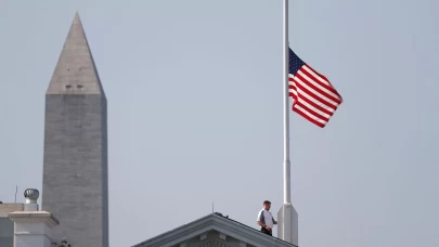 ABD'de sıcak saatler! Trump,  bayrakların yarıya indirilmesi talimatını verdi