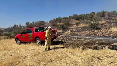 Mardin’de orman yangını: Ekipler müdahale ediyor
