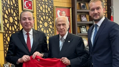 Gençlerbirliği'nden MHP Lideri Bahçeli'ye ziyaret