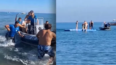 Yüzerken beyin kanaması geçirdi