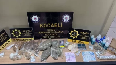 Kocaeli'de narkotik operasyonu: 8 gözaltı