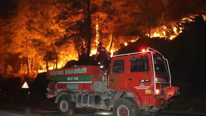 Köyceğiz yangınında 21 saat geride kaldı