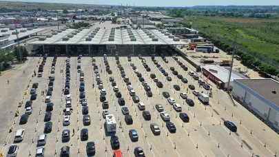 Edirne'deki sınır kapılarında rekor kırıldı